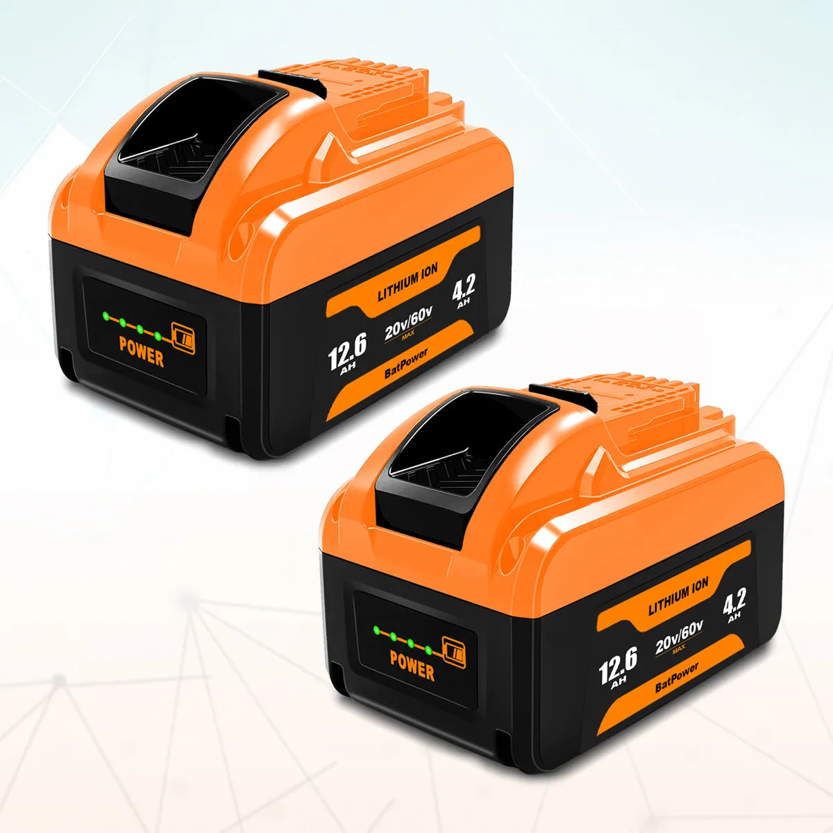 12.6Ah 20v/60v DCB612 Lithium Battery for Dewalt 20V 60V Battery DCB612 DCB615 DCB609 DCB606 12Ah 9Ah 6Ah 20V/60V Battery Dewalt 20v/60v Max Battery