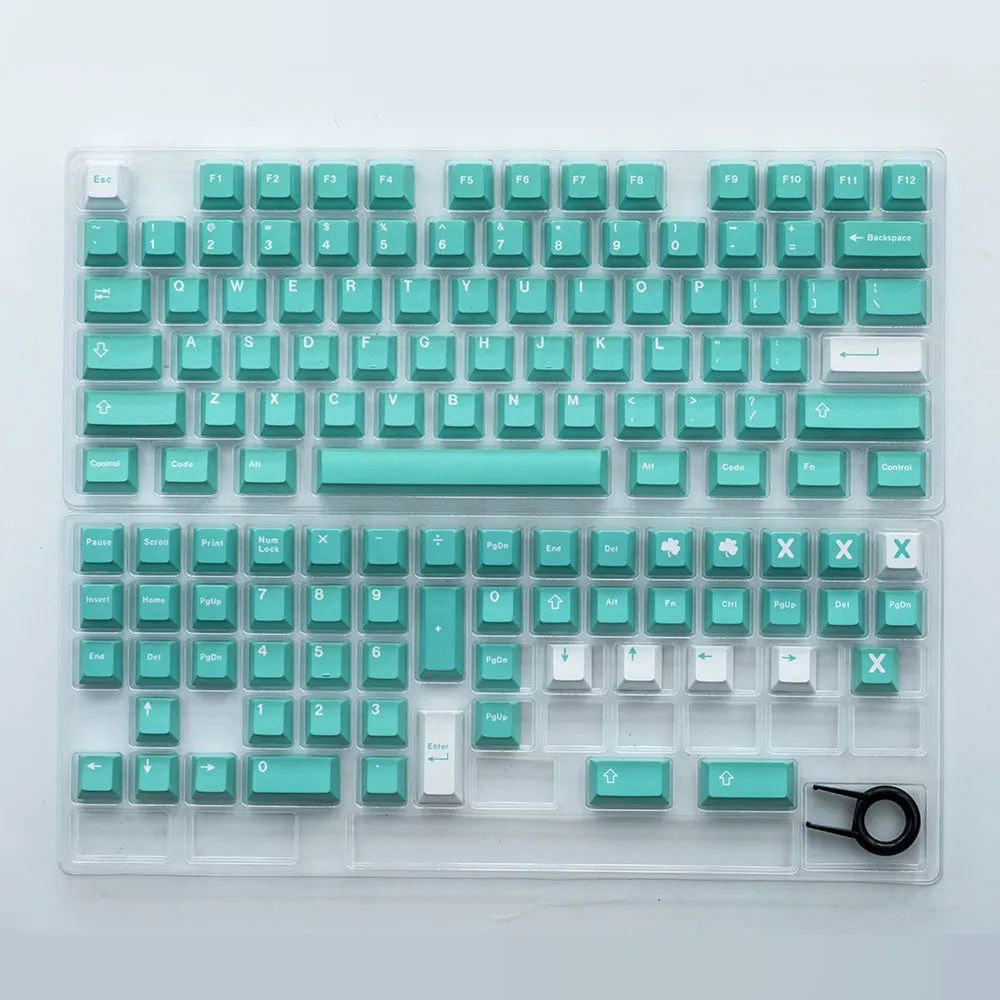 129 Keys  green keycaps set  |  Cherry profile keycaps set | Mechanical keyboard