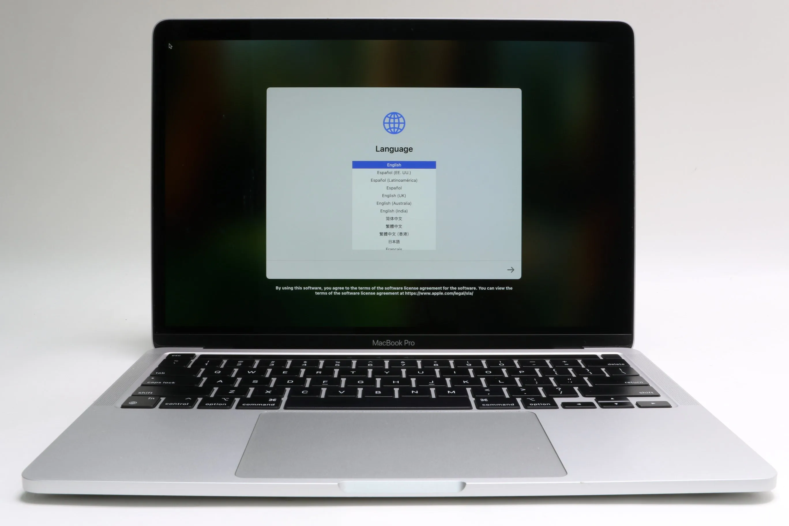 13.3" 2020, MacBook Pro, MYDA2LL/A, Apple M1, 8GB, 256GB SSD, 8C