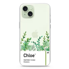 #15-0343 Greenery I iPhone 15 Plus Ultra Clear Case