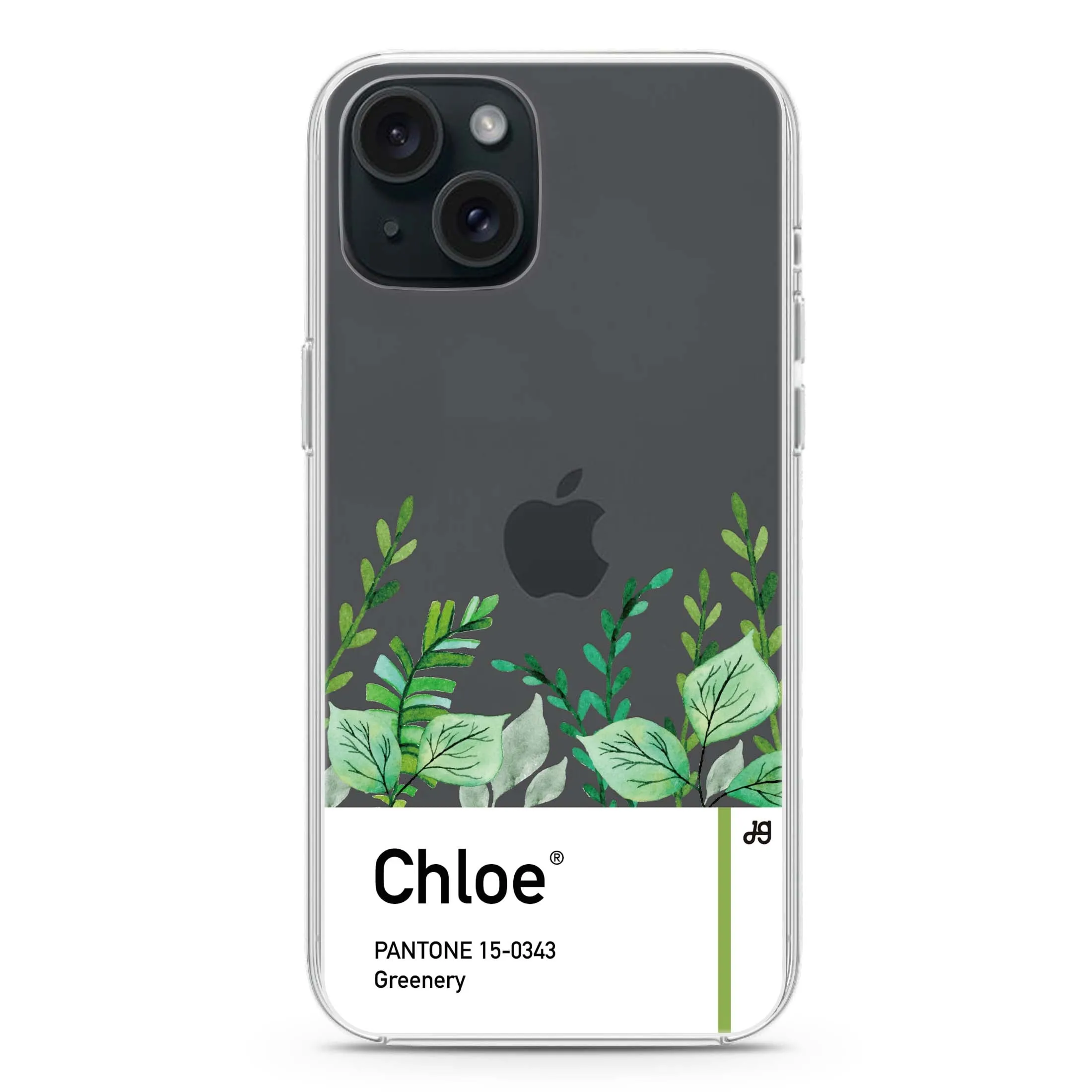 #15-0343 Greenery I iPhone 15 Plus Ultra Clear Case