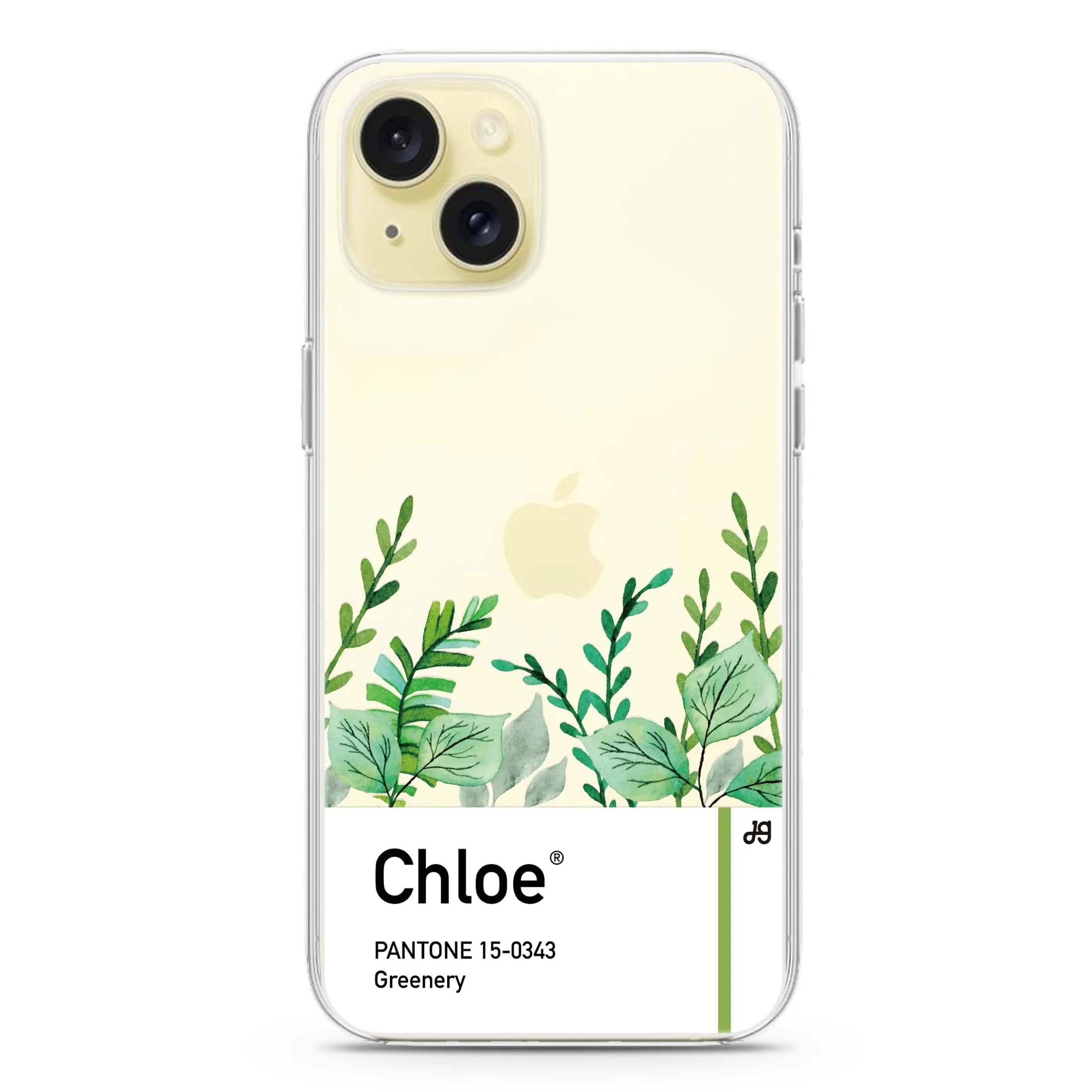 #15-0343 Greenery I iPhone 15 Ultra Clear Case