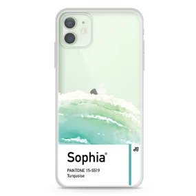 #15-5519 Turquoise I iPhone 12 mini Ultra Clear Case