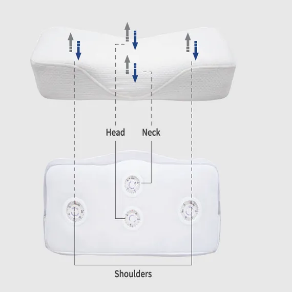 1mm Motion Ergo Adjustable Pillow