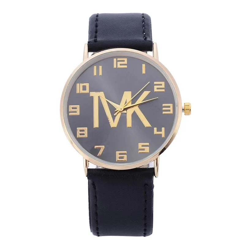 2023 New Women's Watches Fashion Luxury Brand TVK Leather Quartz Wristwatch Casual Clothing Accessories Reloj Mujer