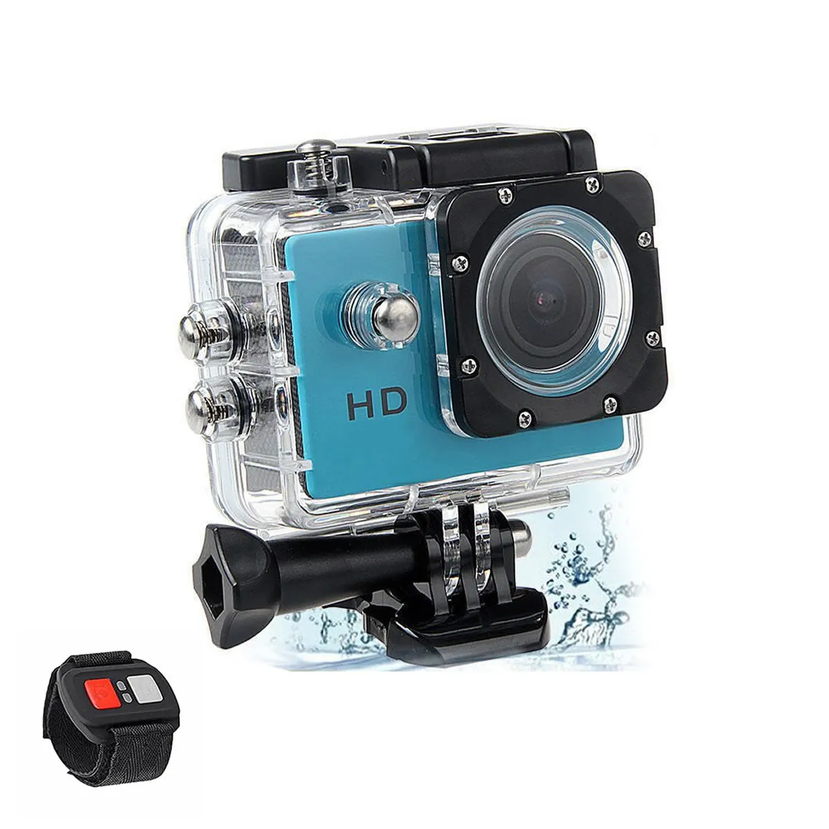 4K  Waterproof All Digital UHD WiFi Camera   RF Remote And Accessories