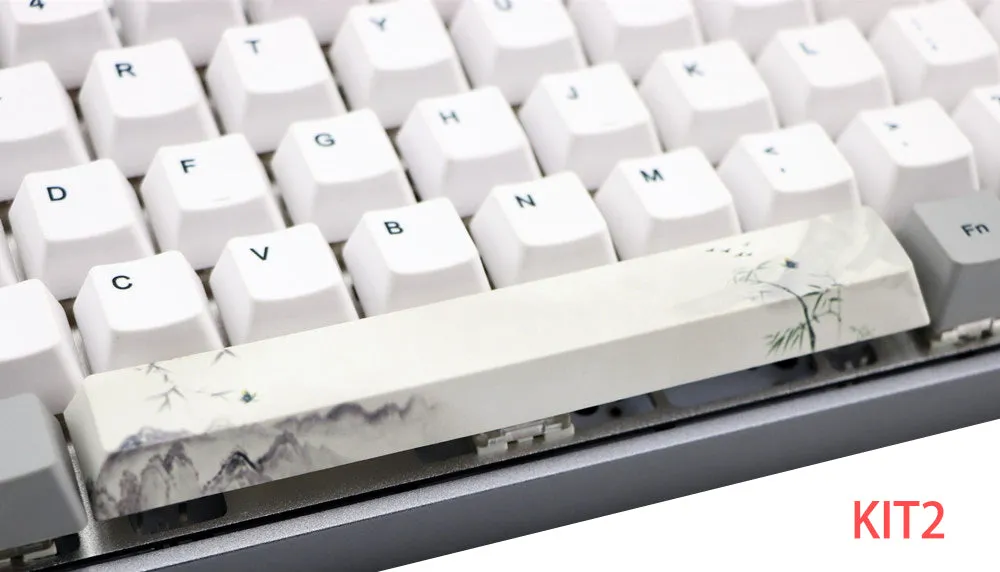 6.25U space PBT five-sided sublimation mechanical keycap