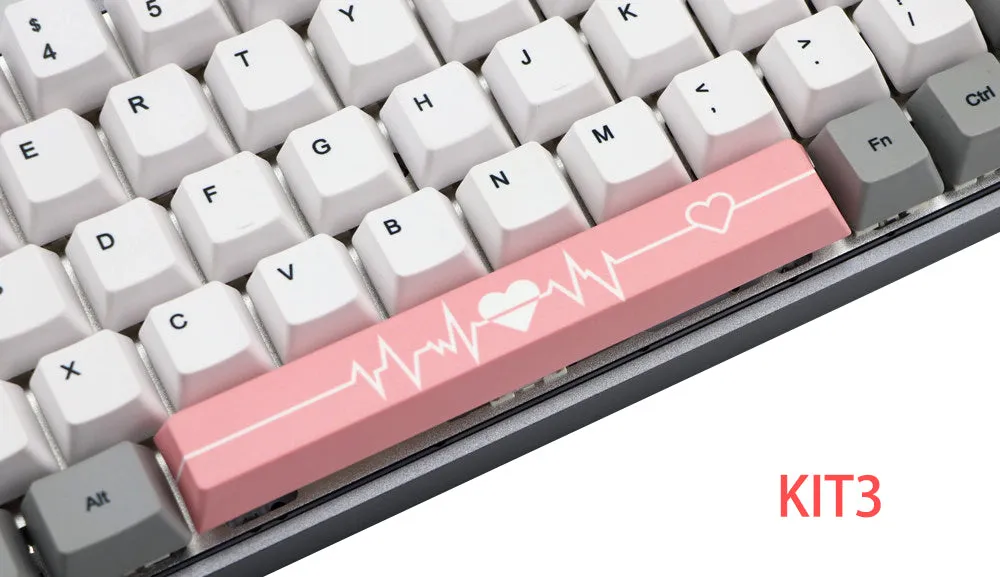 6.25U space PBT five-sided sublimation mechanical keycap