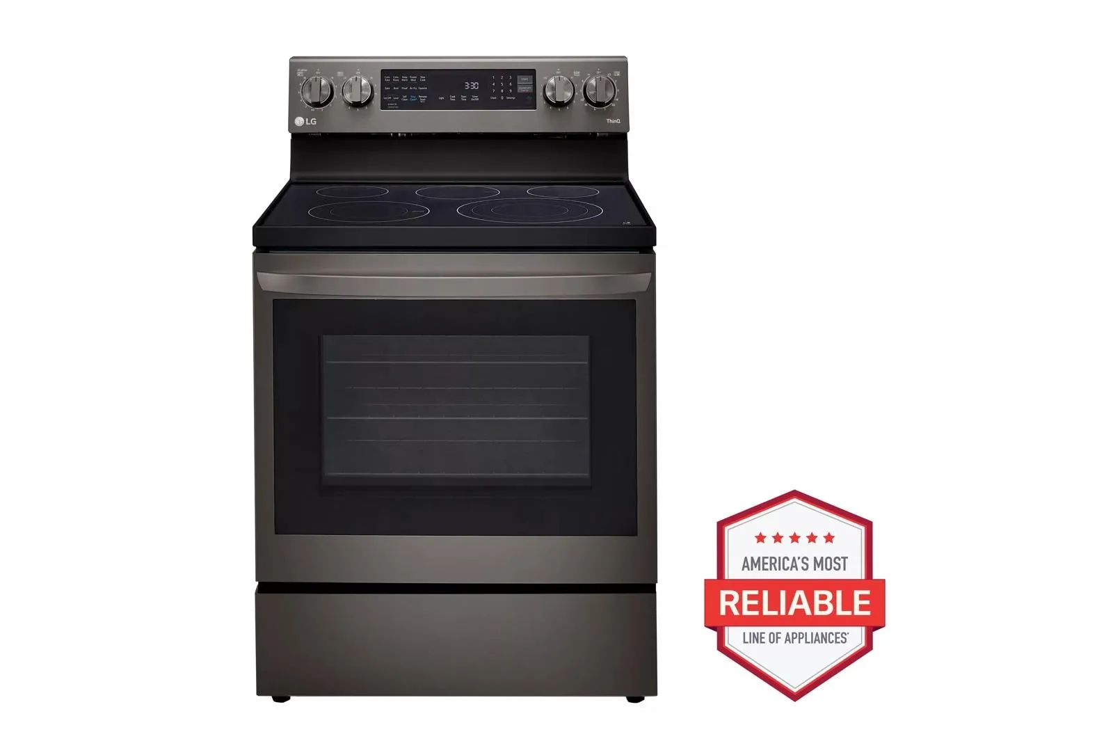 6.3 cu ft. Smart Wi-Fi Enabled True Convection InstaView(R) Electric Range with Air Fry - (LREL6325D)