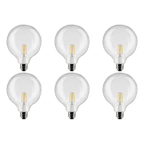 6W G40 LED - Clear - Medium base - 90 CRI - 4000K - 120V - 6-Pack