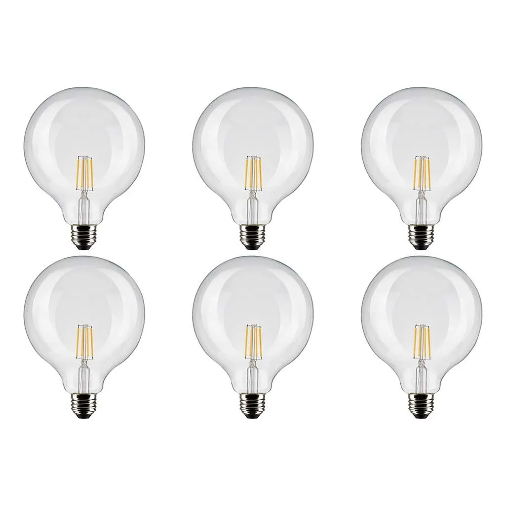 6W G40 LED - Clear - Medium base - 90 CRI - 4000K - 120V - 6-Pack