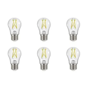 8.2W LED A15 - Clear - Medium Base - 3000K - 90 CRI - 120V - 6-Pack