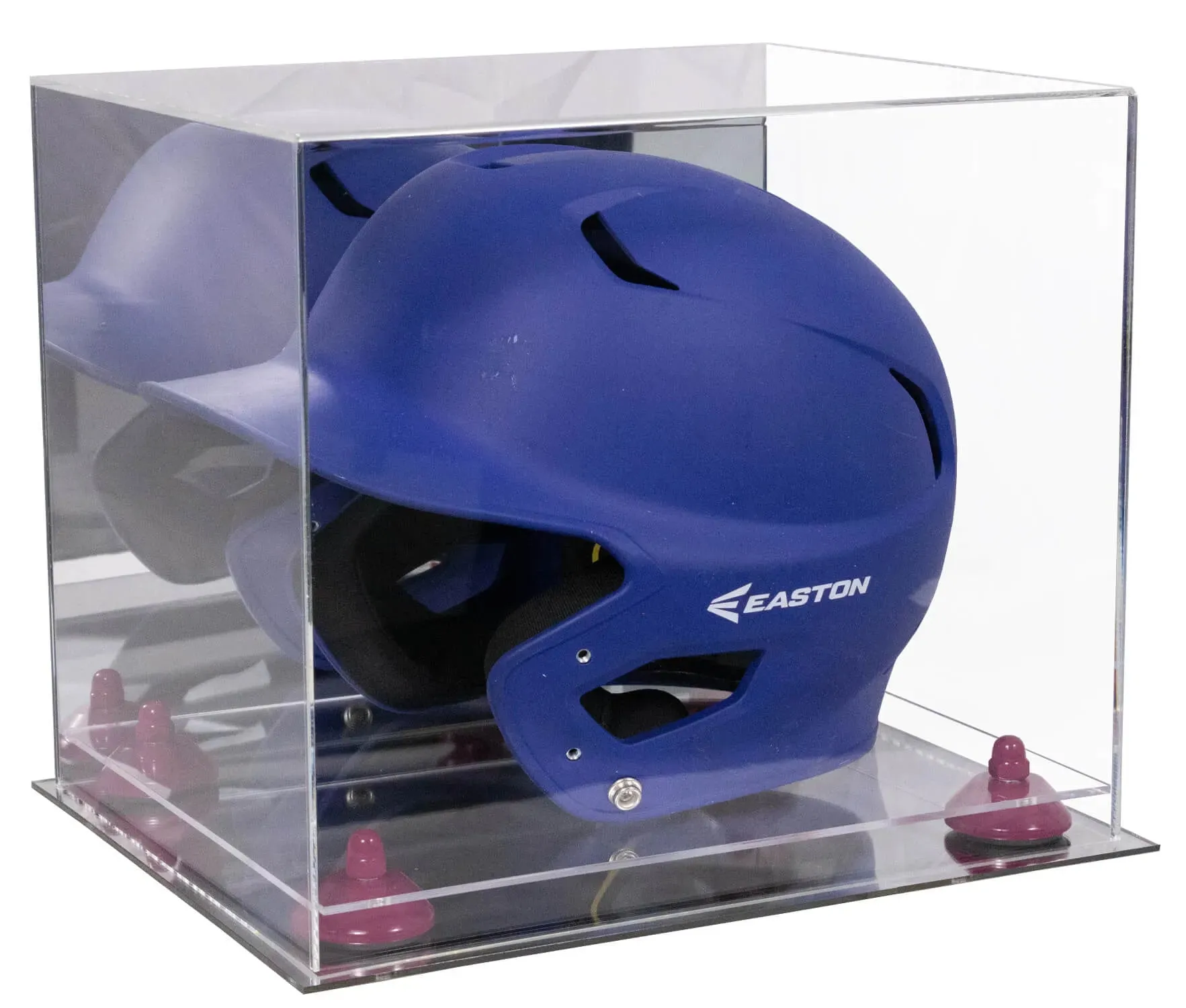 Acrylic Baseball Batting Helmet Display Case - Mirror Wall Mounts (V22/A012)