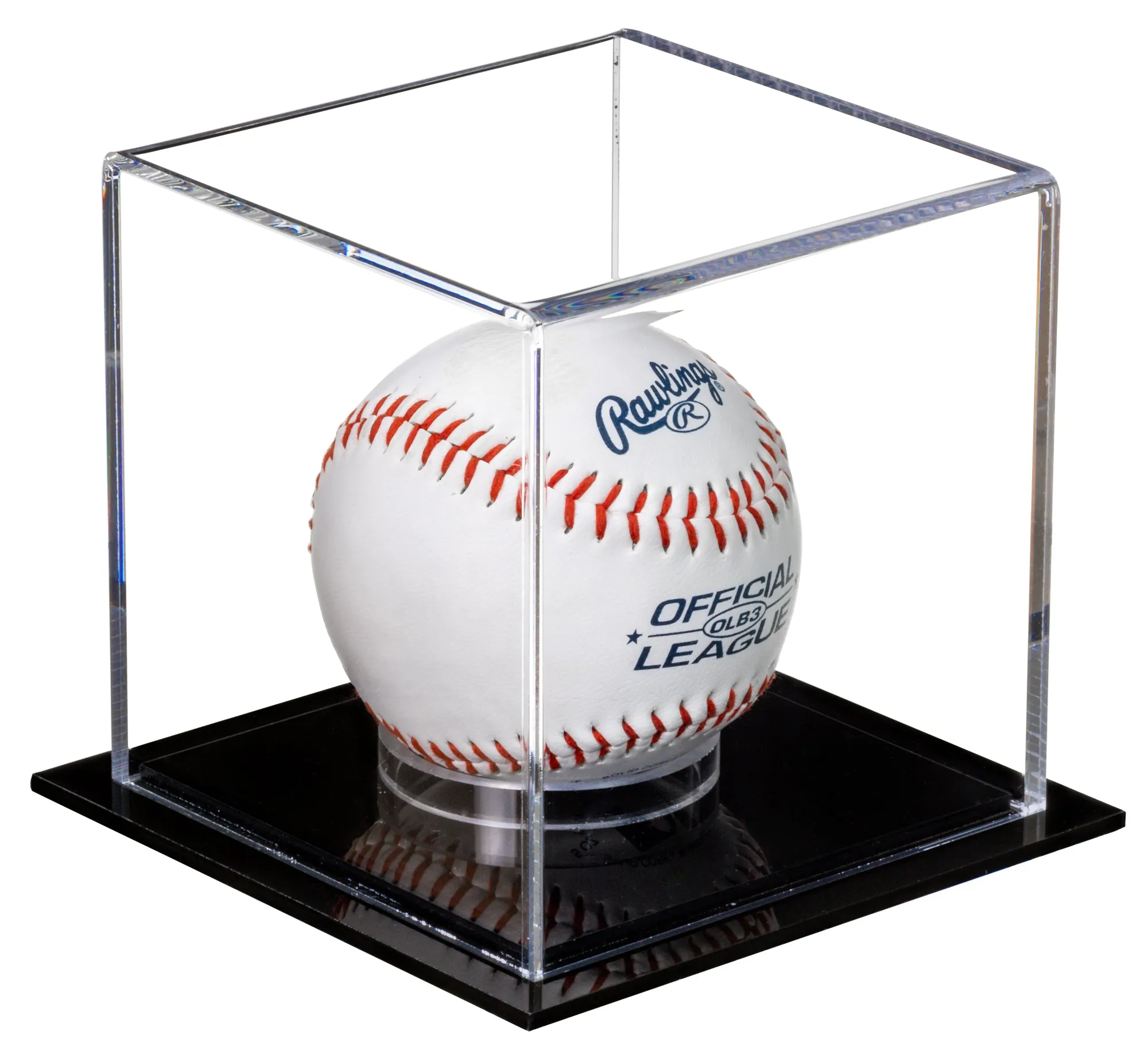 Acrylic Baseball, Lacrosse or Tennis Ball Display Case