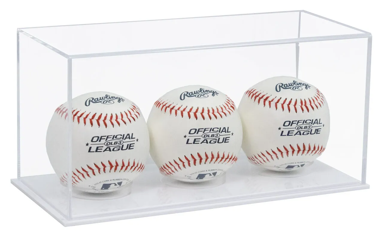 Acrylic Baseball, Lacrosse or Tennis Ball Display Case