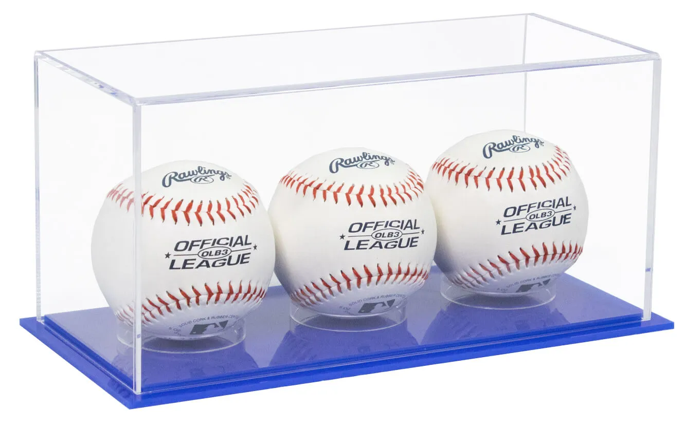 Acrylic Baseball, Lacrosse or Tennis Ball Display Case