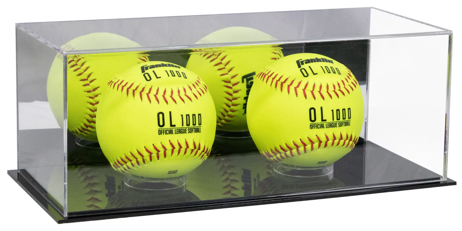 Acrylic Baseball, Lacrosse or Tennis Ball Display Case