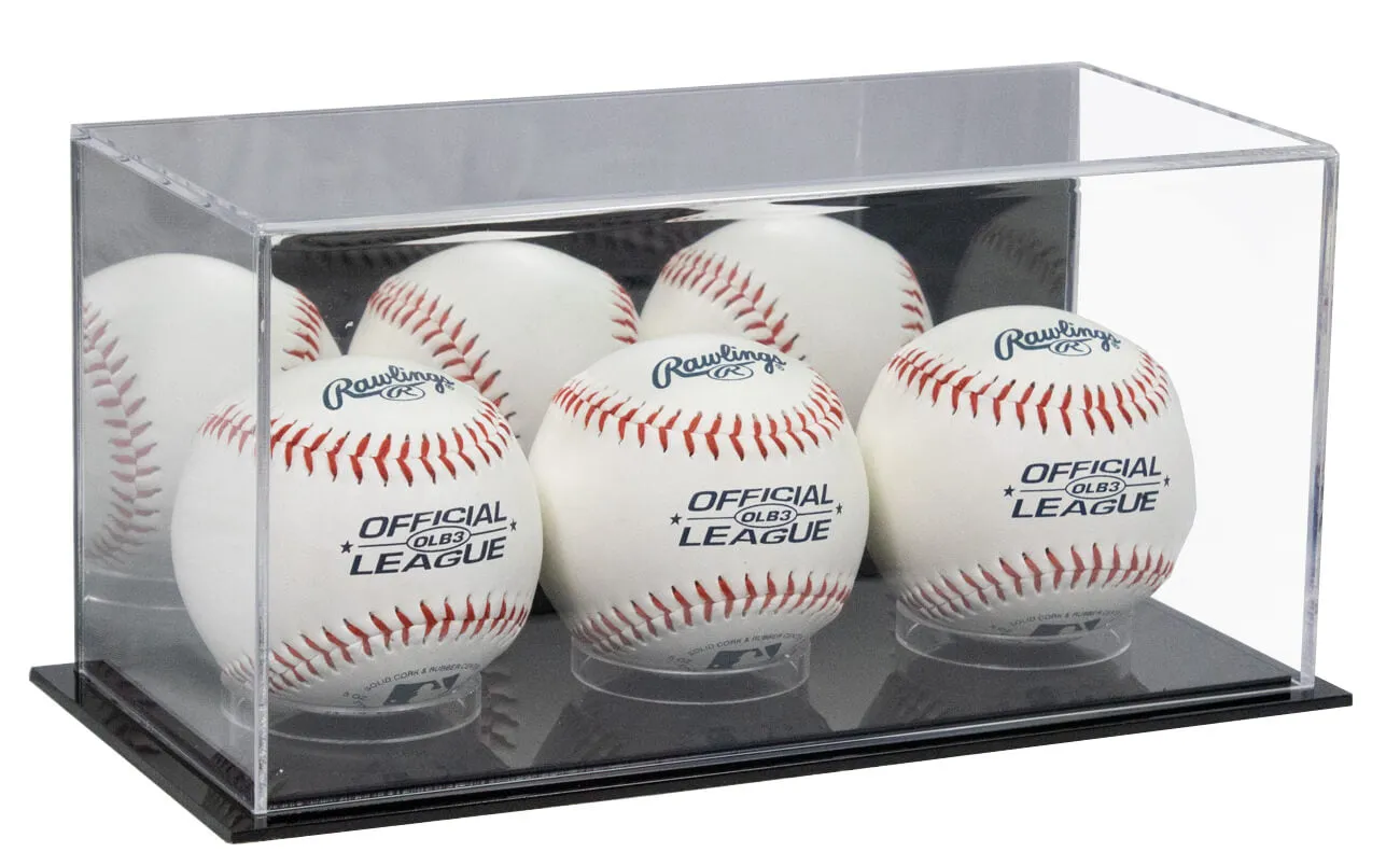 Acrylic Baseball, Lacrosse or Tennis Ball Display Case