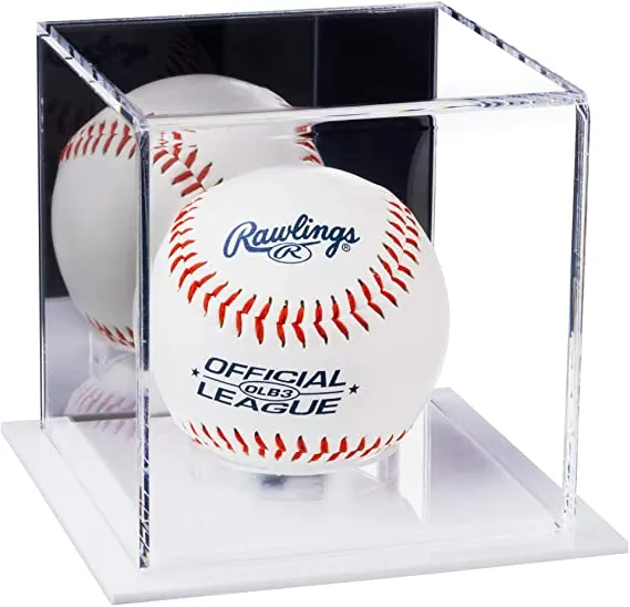 Acrylic Baseball, Lacrosse or Tennis Ball Display Case