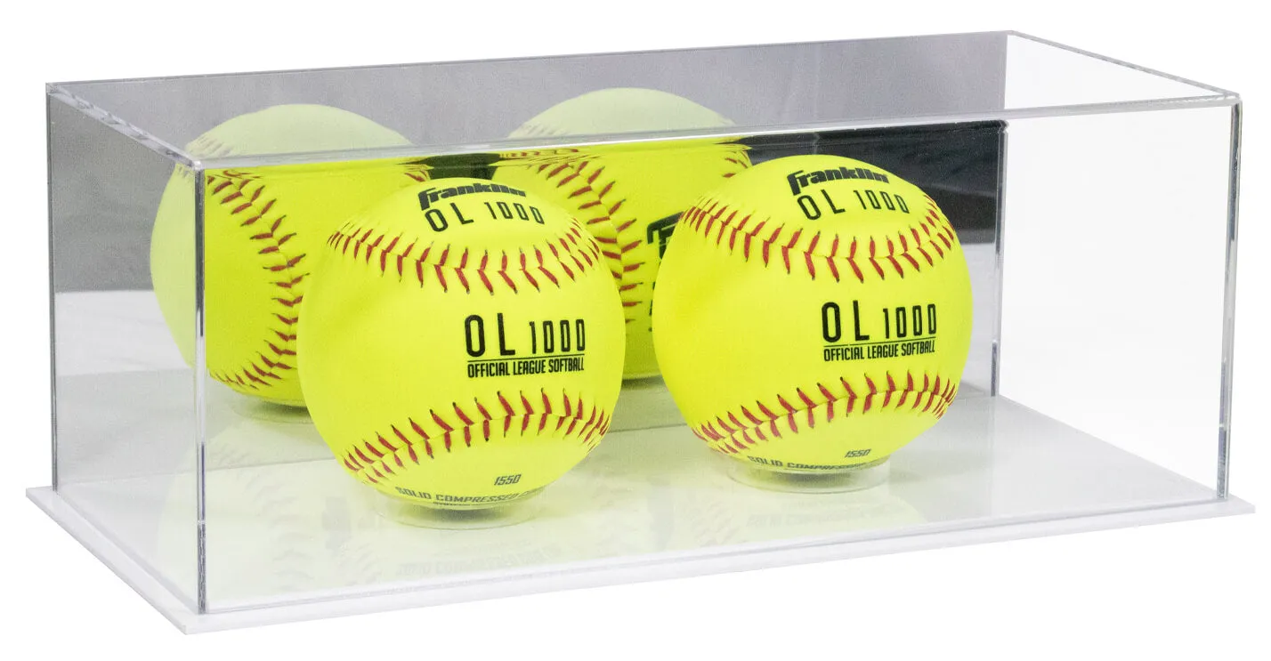 Acrylic Baseball, Lacrosse or Tennis Ball Display Case