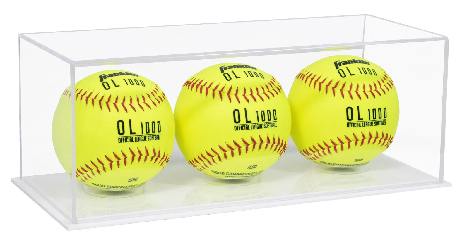 Acrylic Baseball, Lacrosse or Tennis Ball Display Case