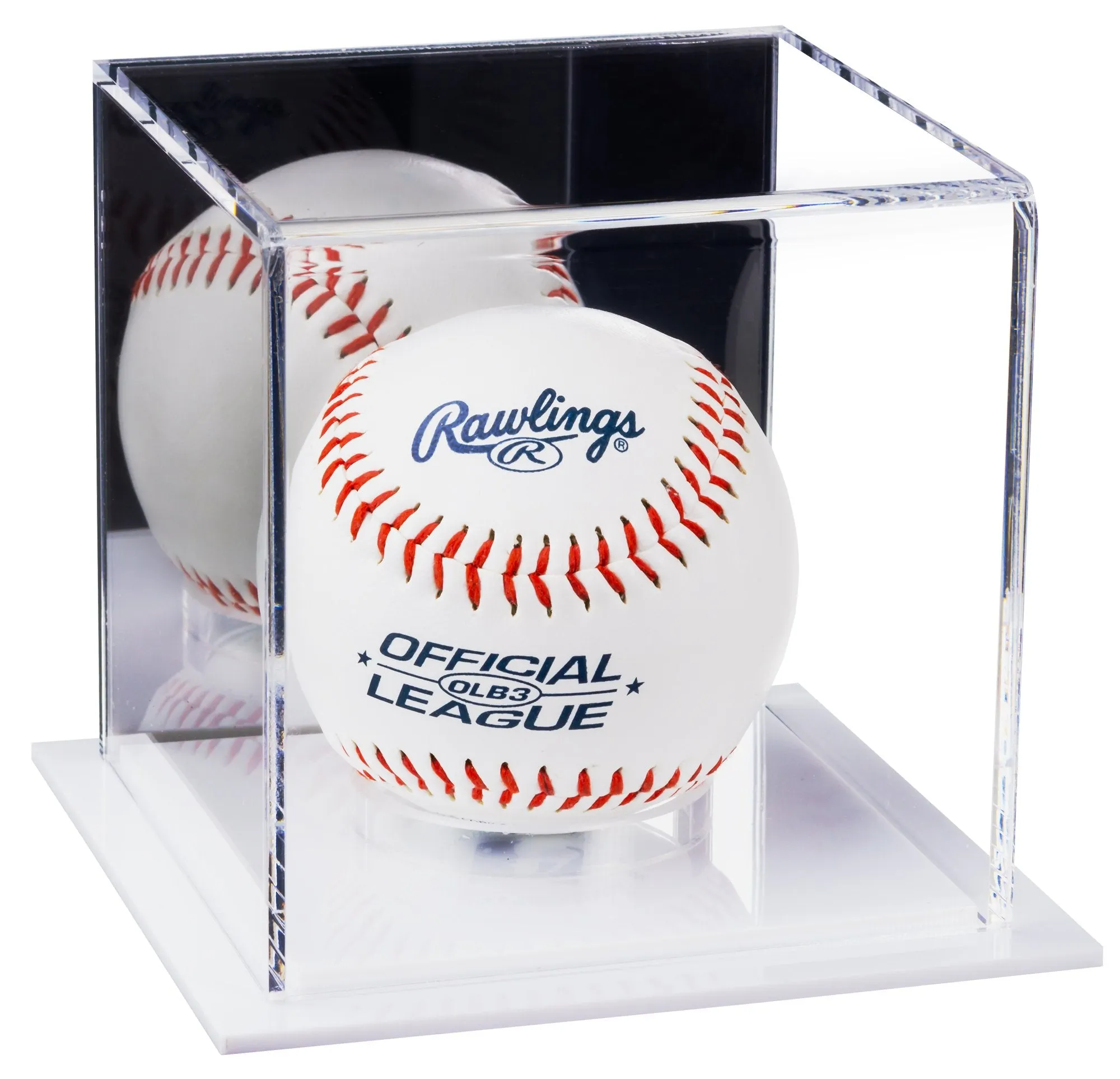 Acrylic Baseball, Lacrosse or Tennis Ball Display Case