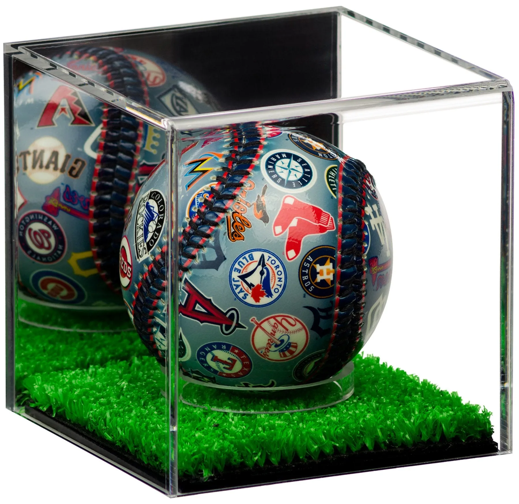 Acrylic Baseball, Lacrosse or Tennis Ball Display Case