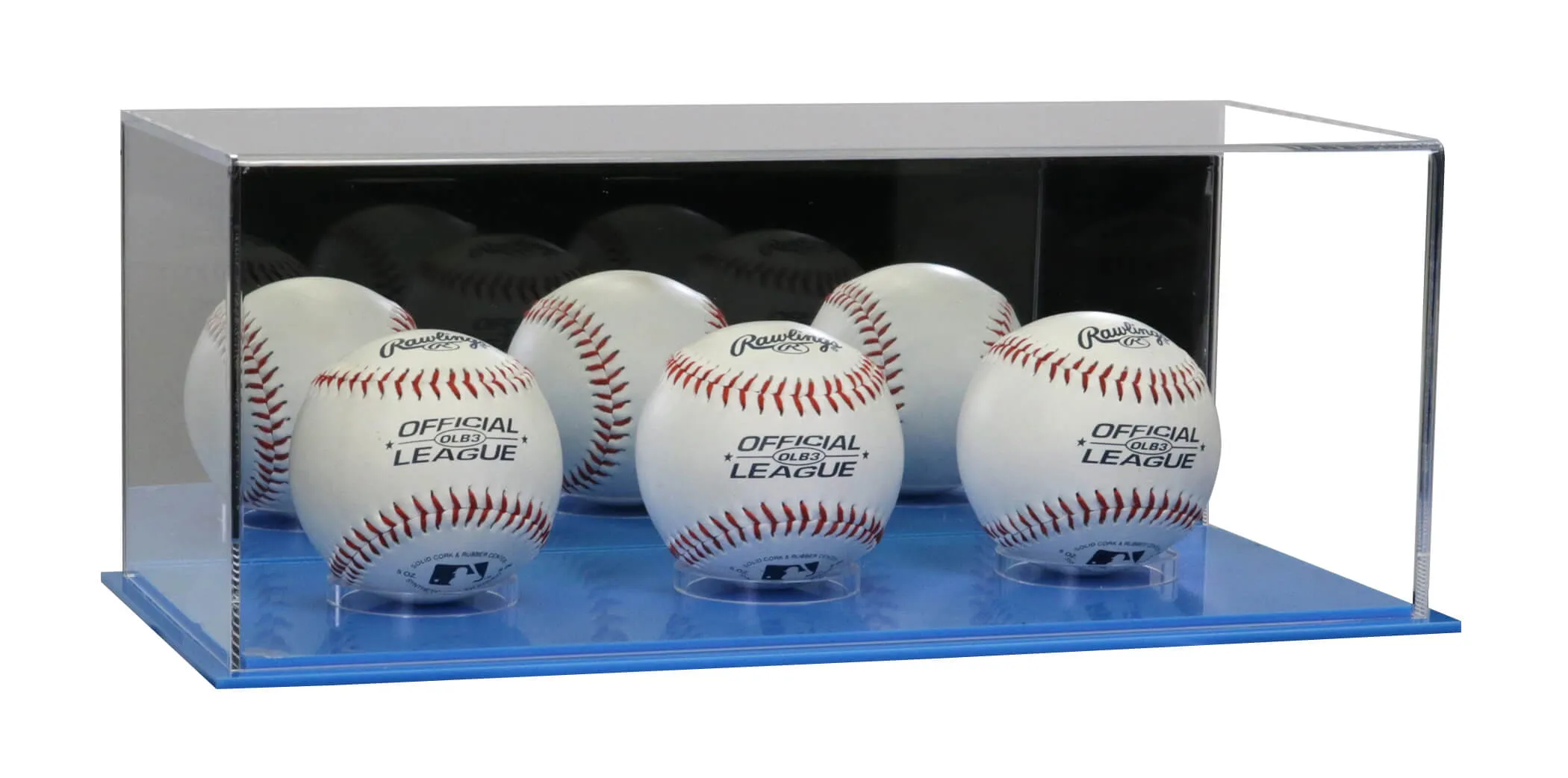 Acrylic Baseball, Lacrosse or Tennis Ball Display Case