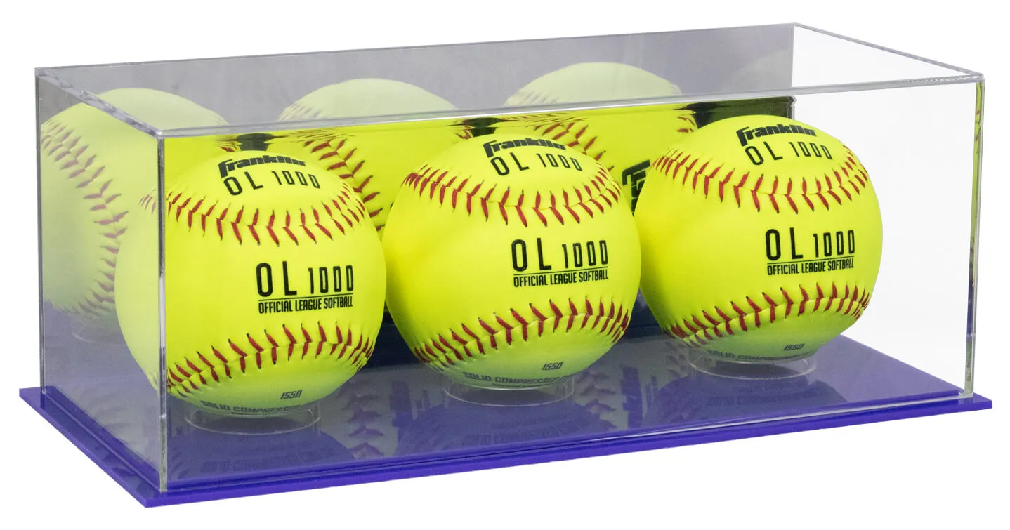 Acrylic Baseball, Lacrosse or Tennis Ball Display Case