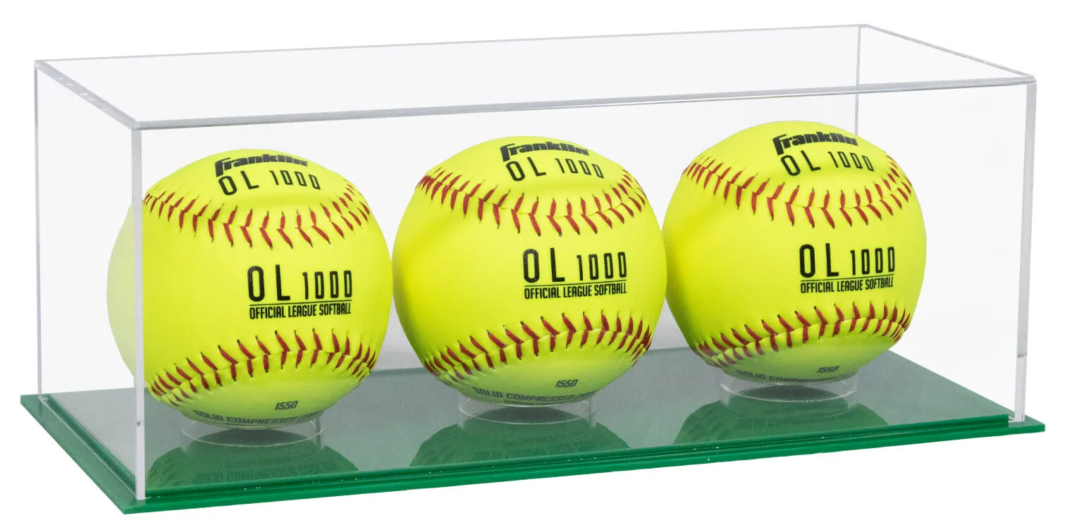 Acrylic Baseball, Lacrosse or Tennis Ball Display Case