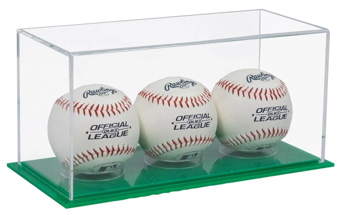 Acrylic Baseball, Lacrosse or Tennis Ball Display Case