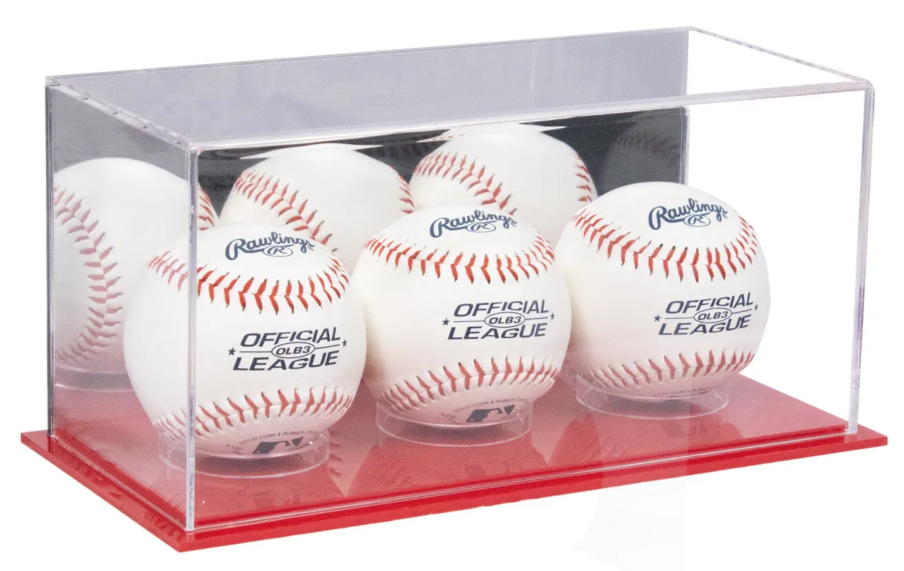 Acrylic Baseball, Lacrosse or Tennis Ball Display Case