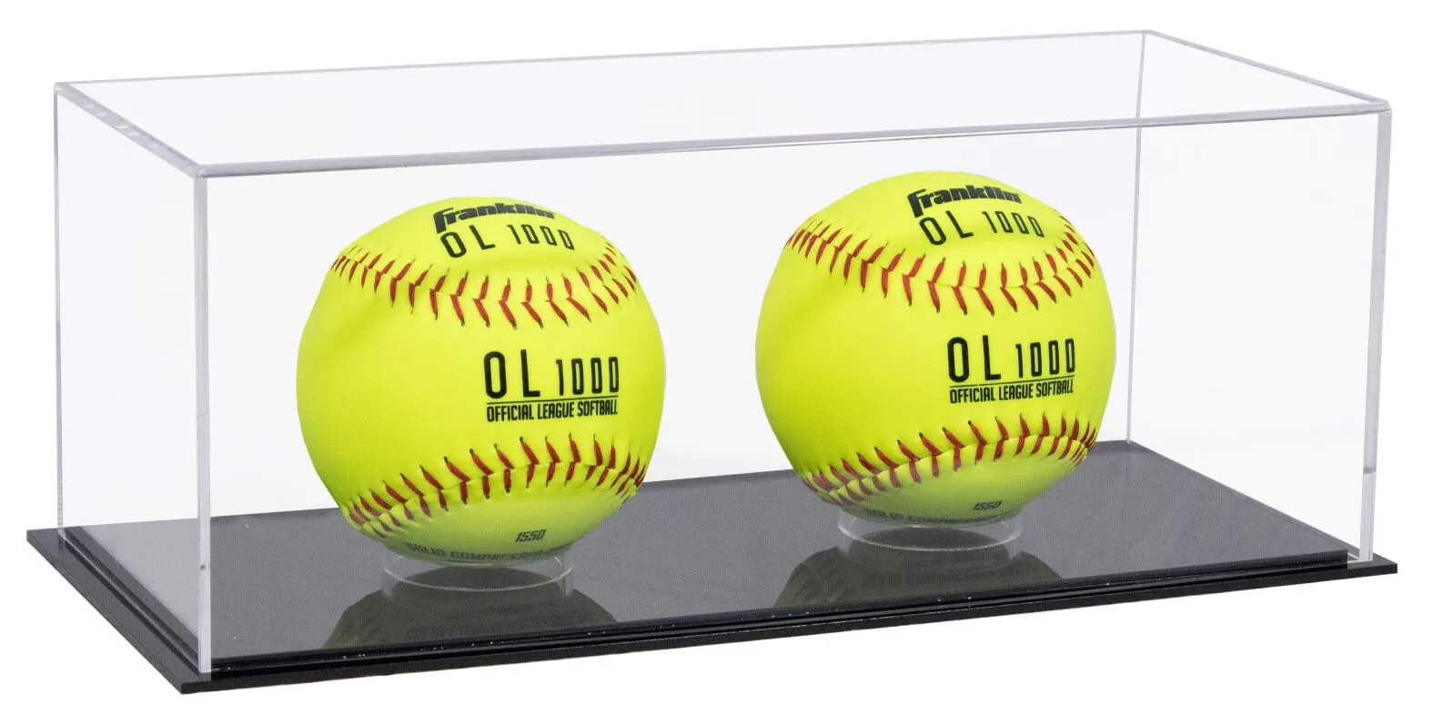 Acrylic Baseball, Lacrosse or Tennis Ball Display Case