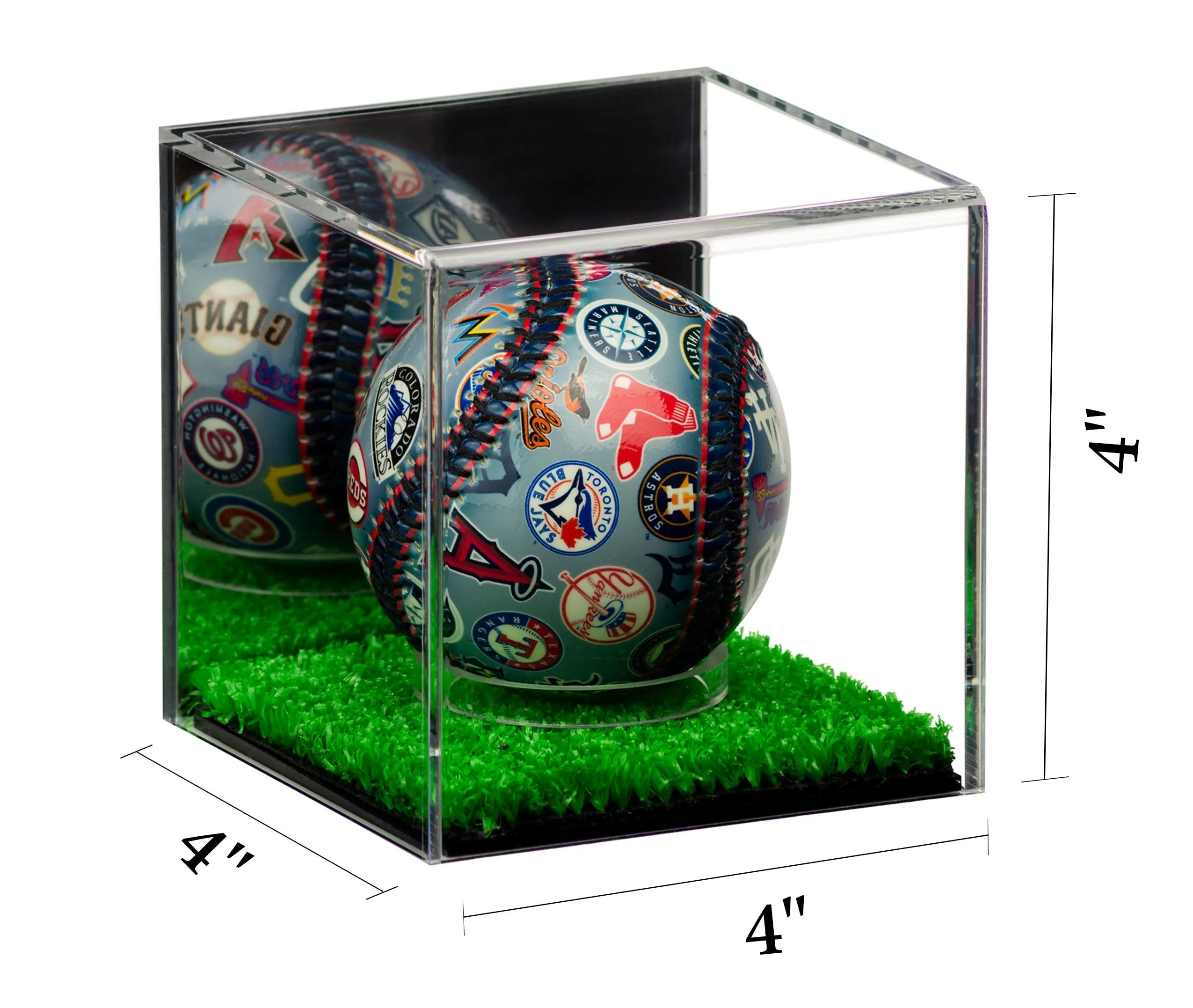 Acrylic Baseball, Lacrosse or Tennis Ball Display Case