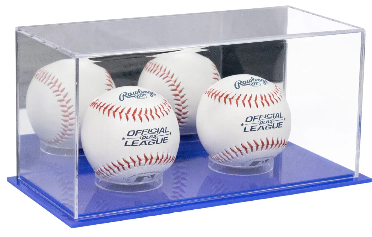 Acrylic Baseball, Lacrosse or Tennis Ball Display Case