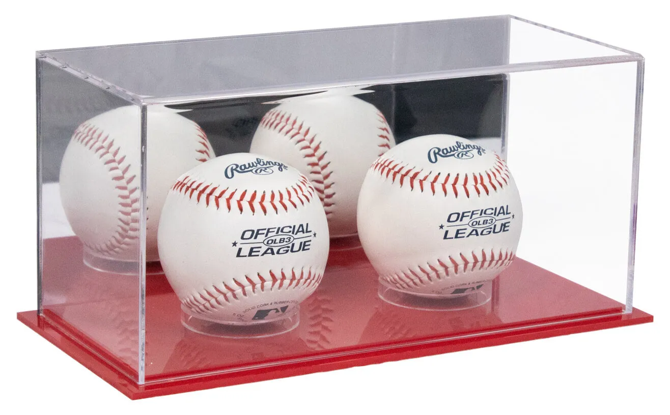 Acrylic Baseball, Lacrosse or Tennis Ball Display Case