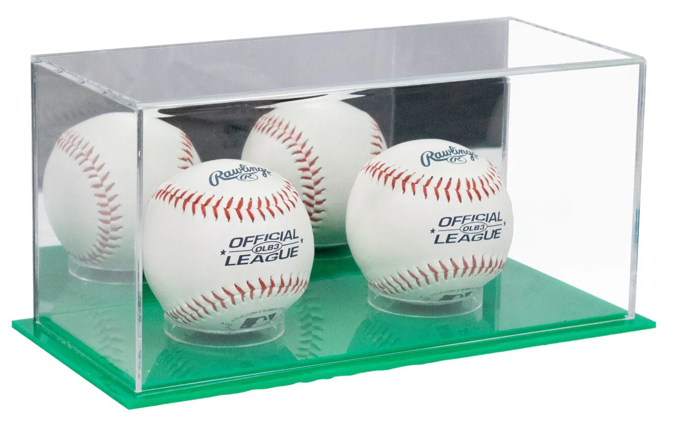 Acrylic Baseball, Lacrosse or Tennis Ball Display Case