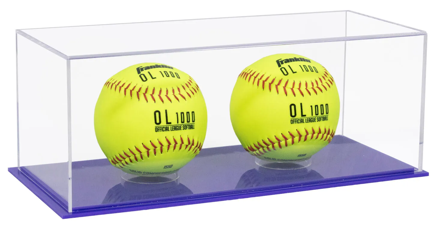 Acrylic Baseball, Lacrosse or Tennis Ball Display Case