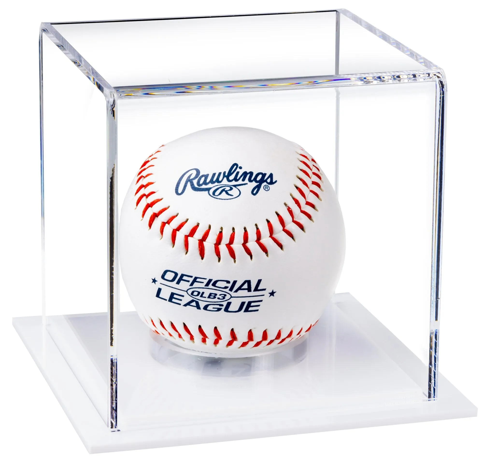 Acrylic Baseball, Lacrosse or Tennis Ball Display Case