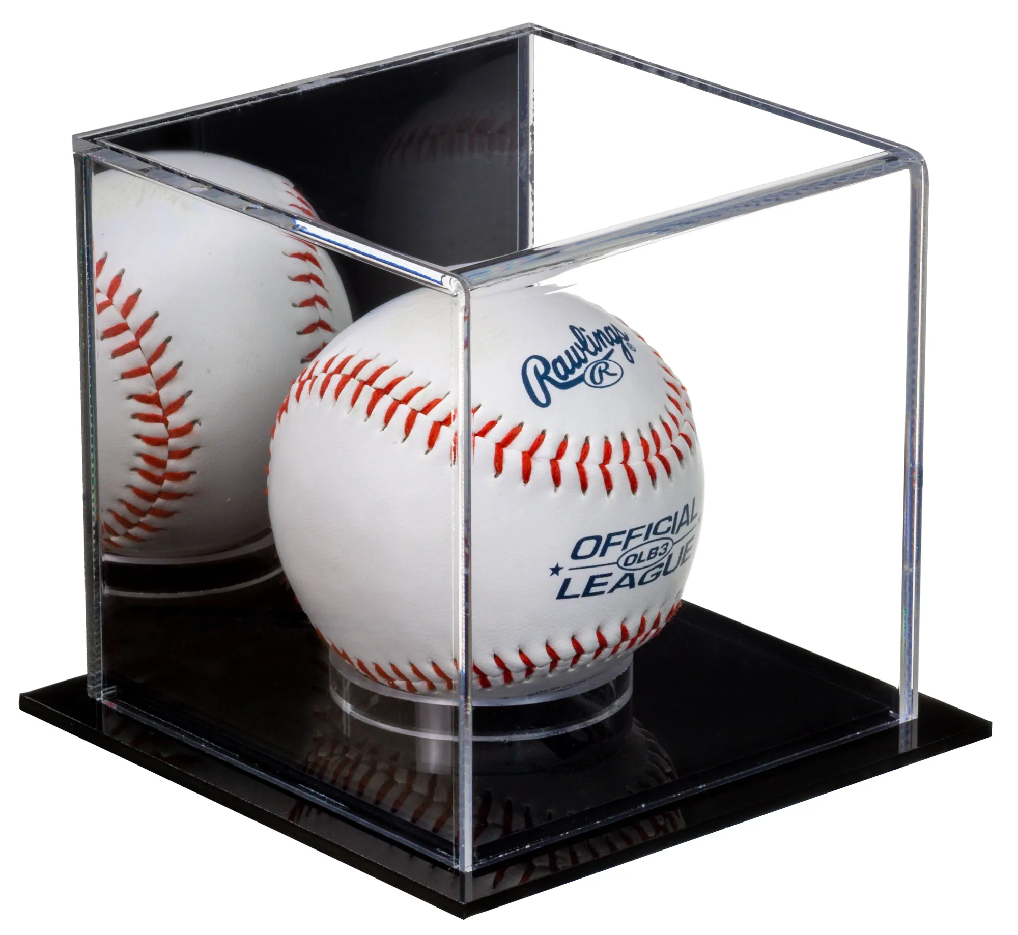 Acrylic Baseball, Lacrosse or Tennis Ball Display Case