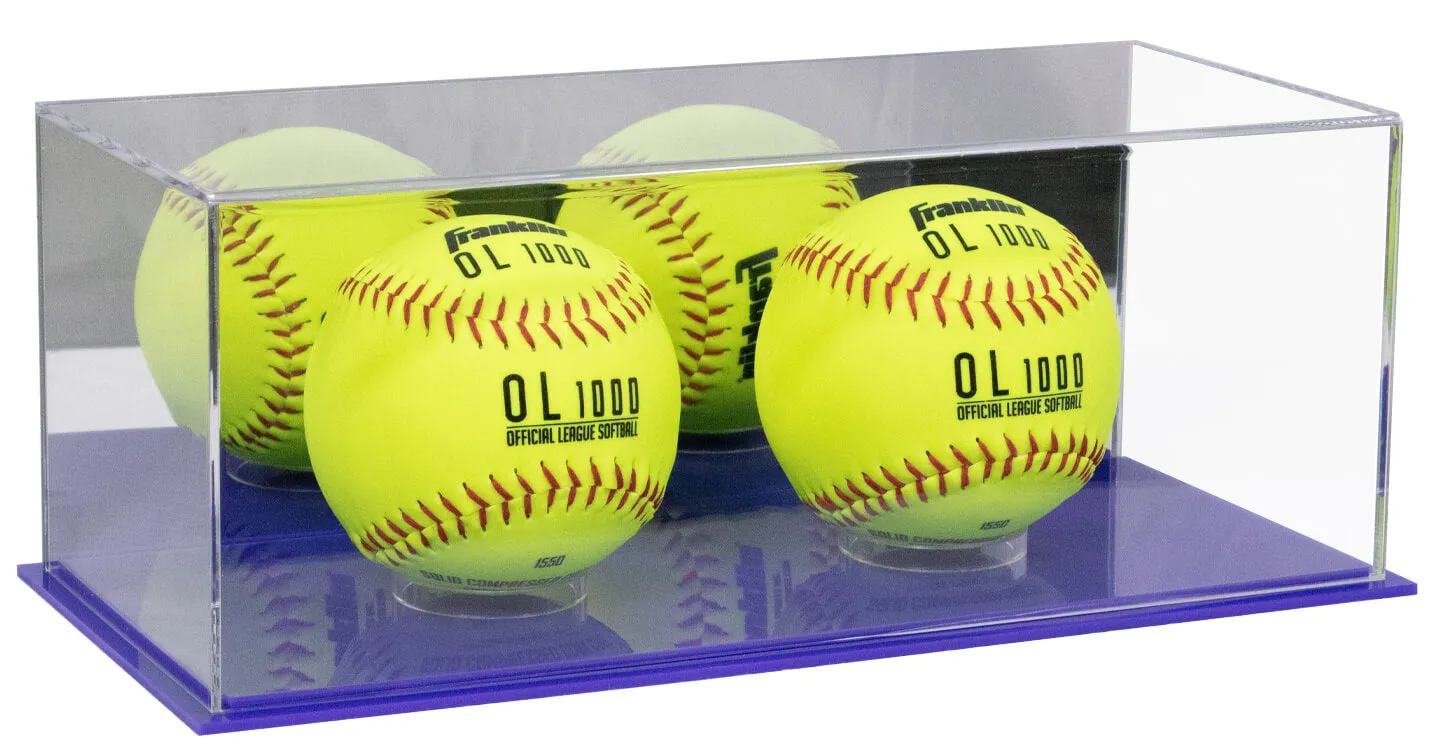 Acrylic Baseball, Lacrosse or Tennis Ball Display Case