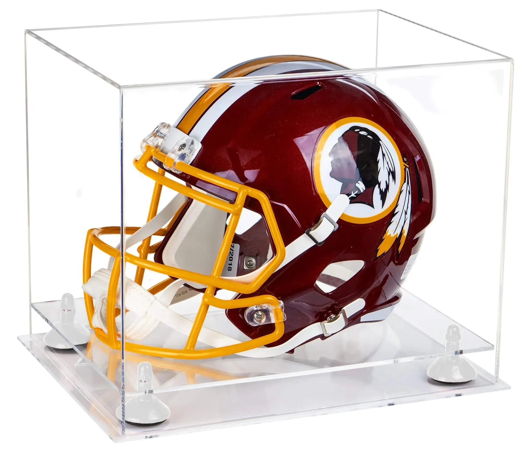 Acrylic Full Size Football Helmet Display Case - Clear (V44/A002)