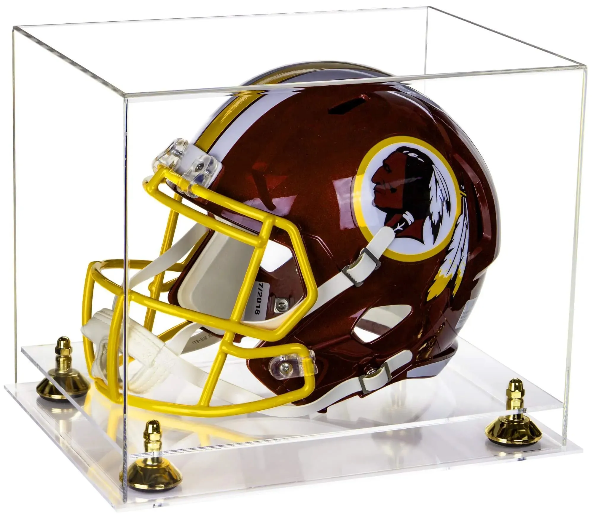 Acrylic Full Size Football Helmet Display Case - Clear (V44/A002)