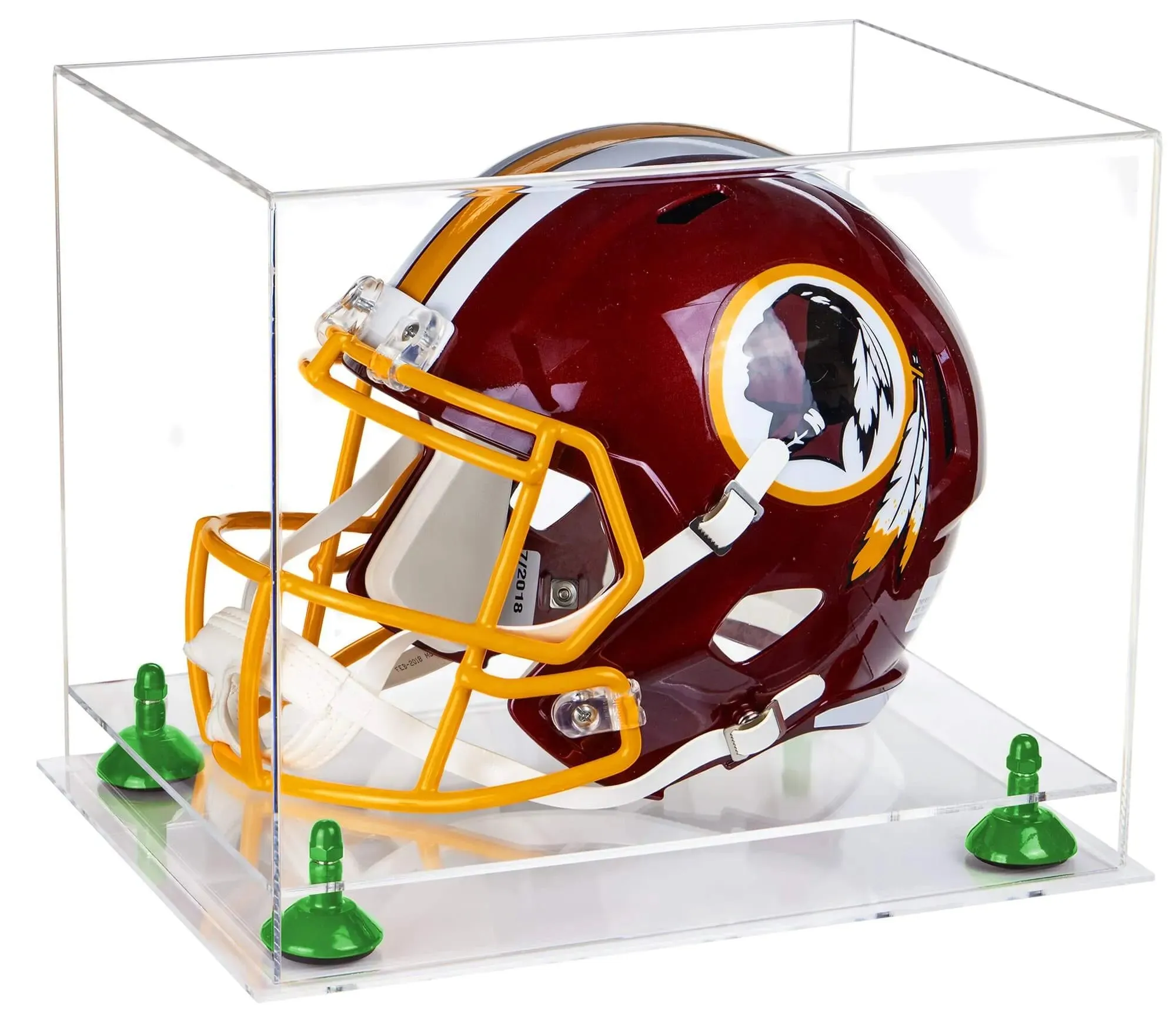 Acrylic Full Size Football Helmet Display Case - Clear (V44/A002)