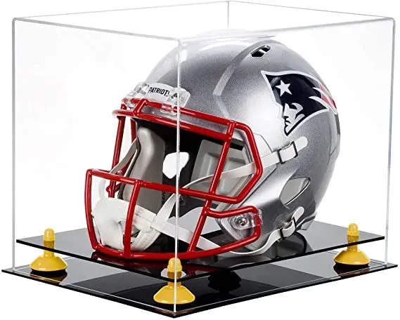 Acrylic Full Size Football Helmet Display Case - Clear (V44/A002)