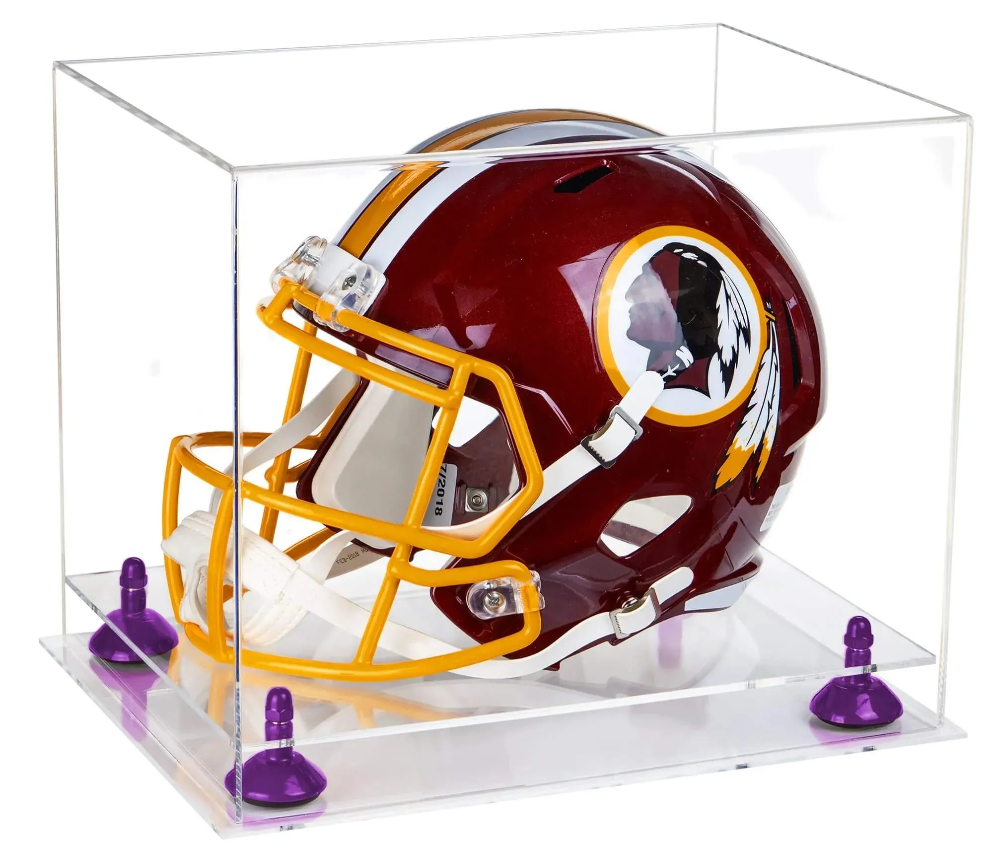 Acrylic Full Size Football Helmet Display Case - Clear (V44/A002)