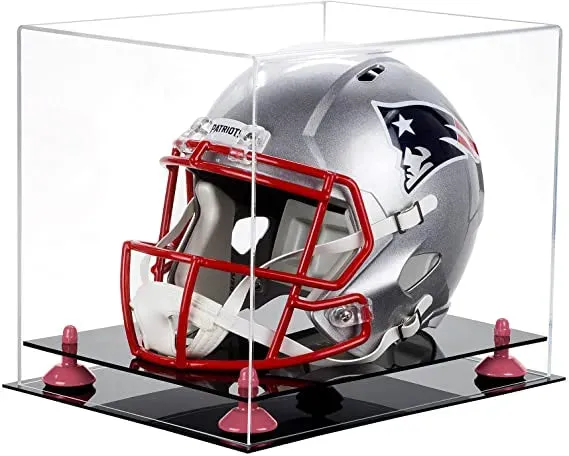 Acrylic Full Size Football Helmet Display Case - Clear (V44/A002)