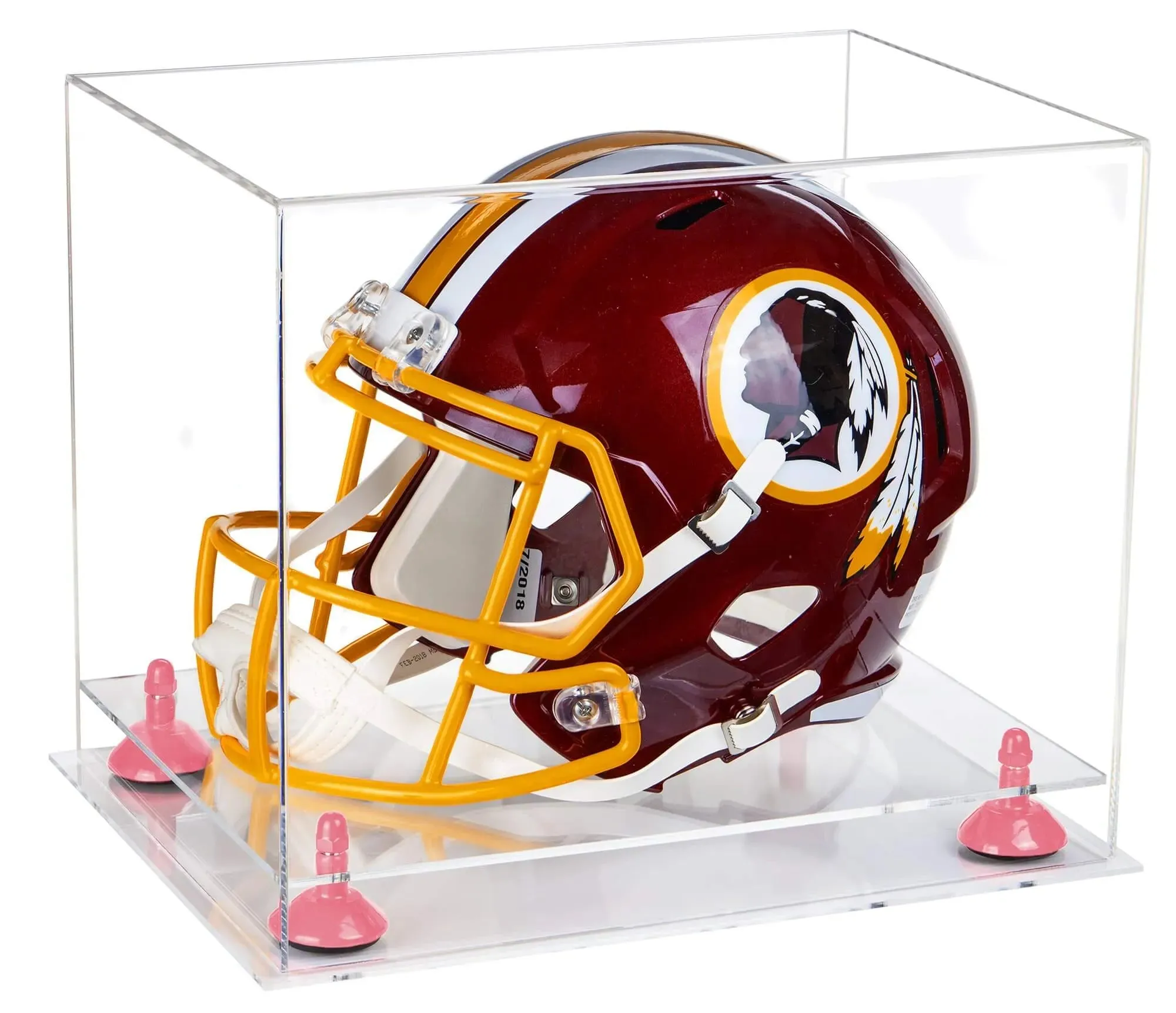 Acrylic Full Size Football Helmet Display Case - Clear (V44/A002)