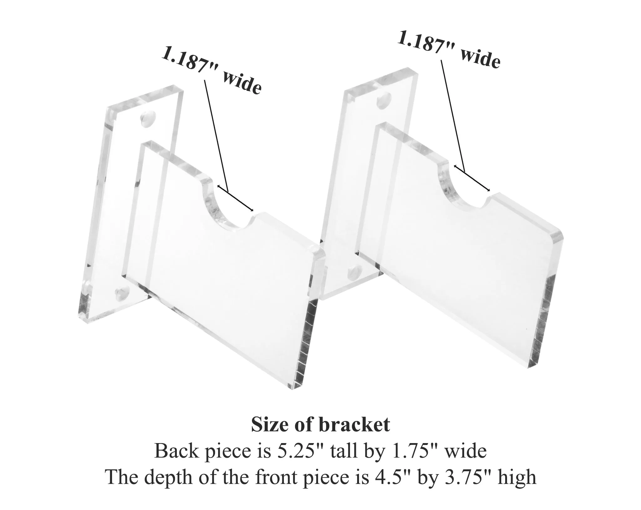 Acrylic Ultimate Frisbee Golf Wall Mounts Bracket (A023SS/SP223)