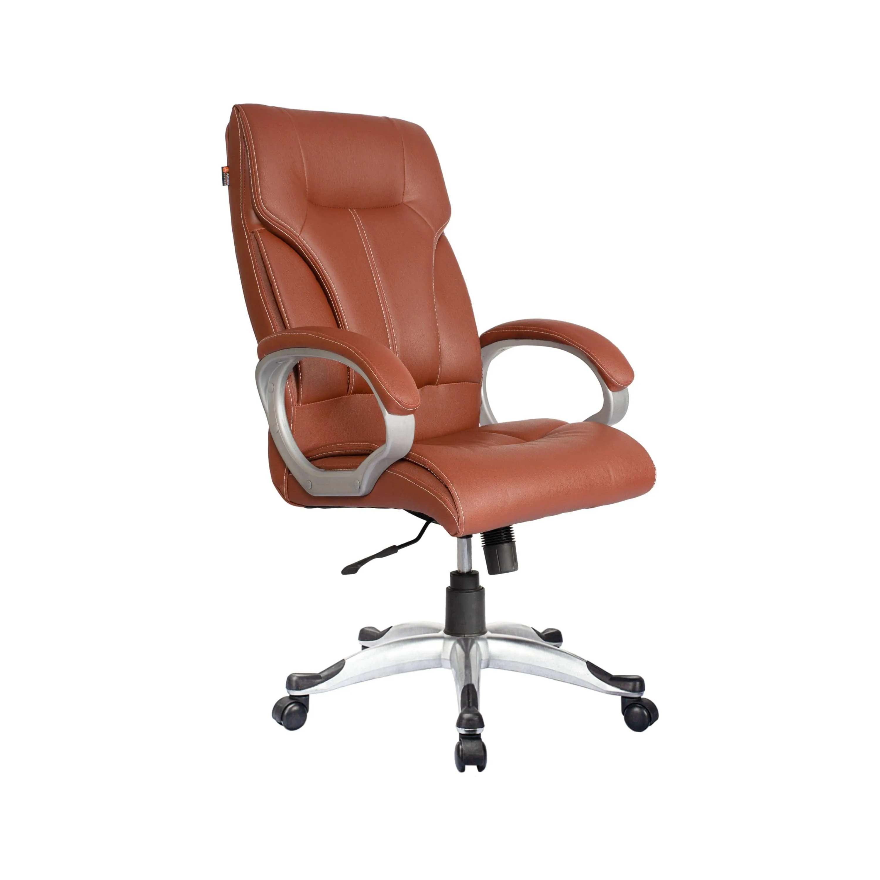 Adiko High Back Executive Revolving Office Chair in TAN